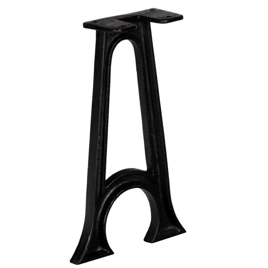 245431 vidaXL Bench Legs 2 pcs with Arched Base A-Frame Cast Iron
