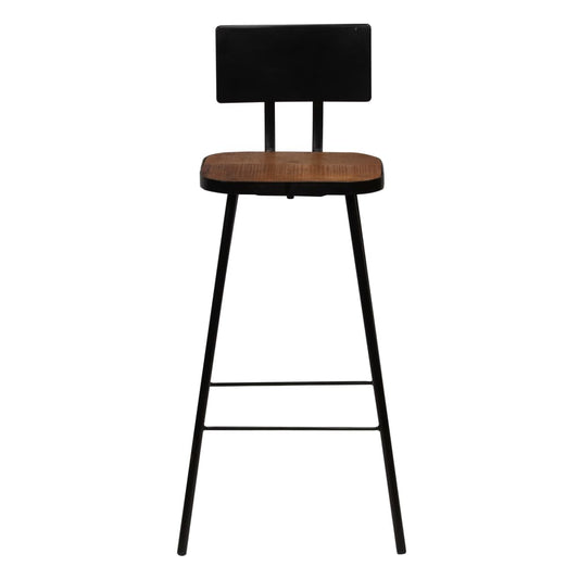 vidaXL Bar Chairs 4 pcs Solid Reclaimed Wood