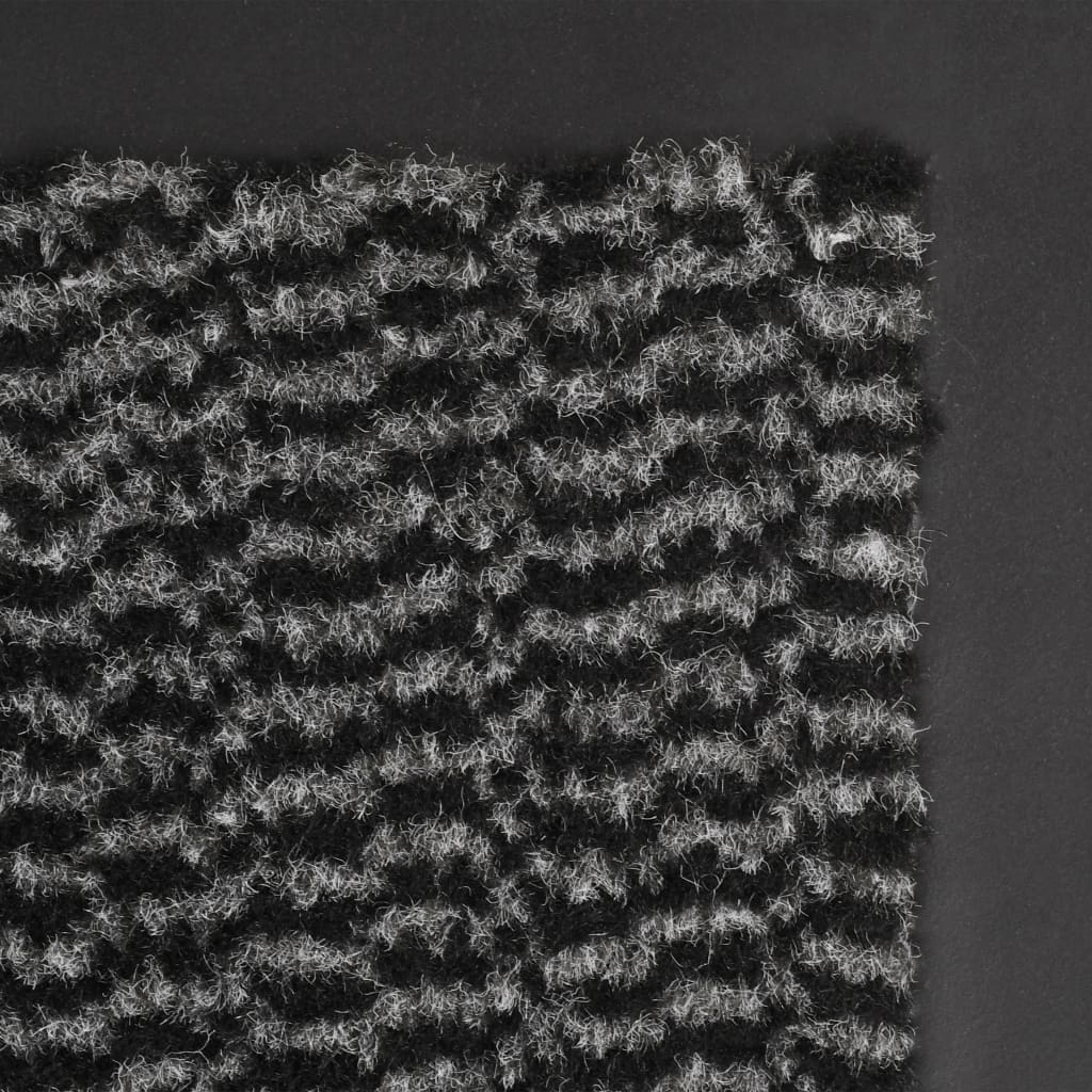 132714 vidaXL Dust Control Mat Rectangular Tufted 90x150 cm Anthracite