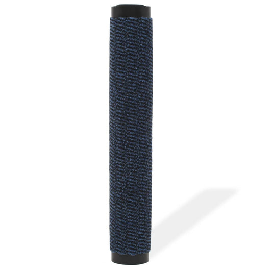 132717 vidaXL Dust Control Mat Rectangular Tufted 90x150 cm Blue