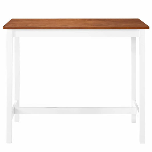 245548 vidaXL Bar Table Solid Wood 108x60x91 cm