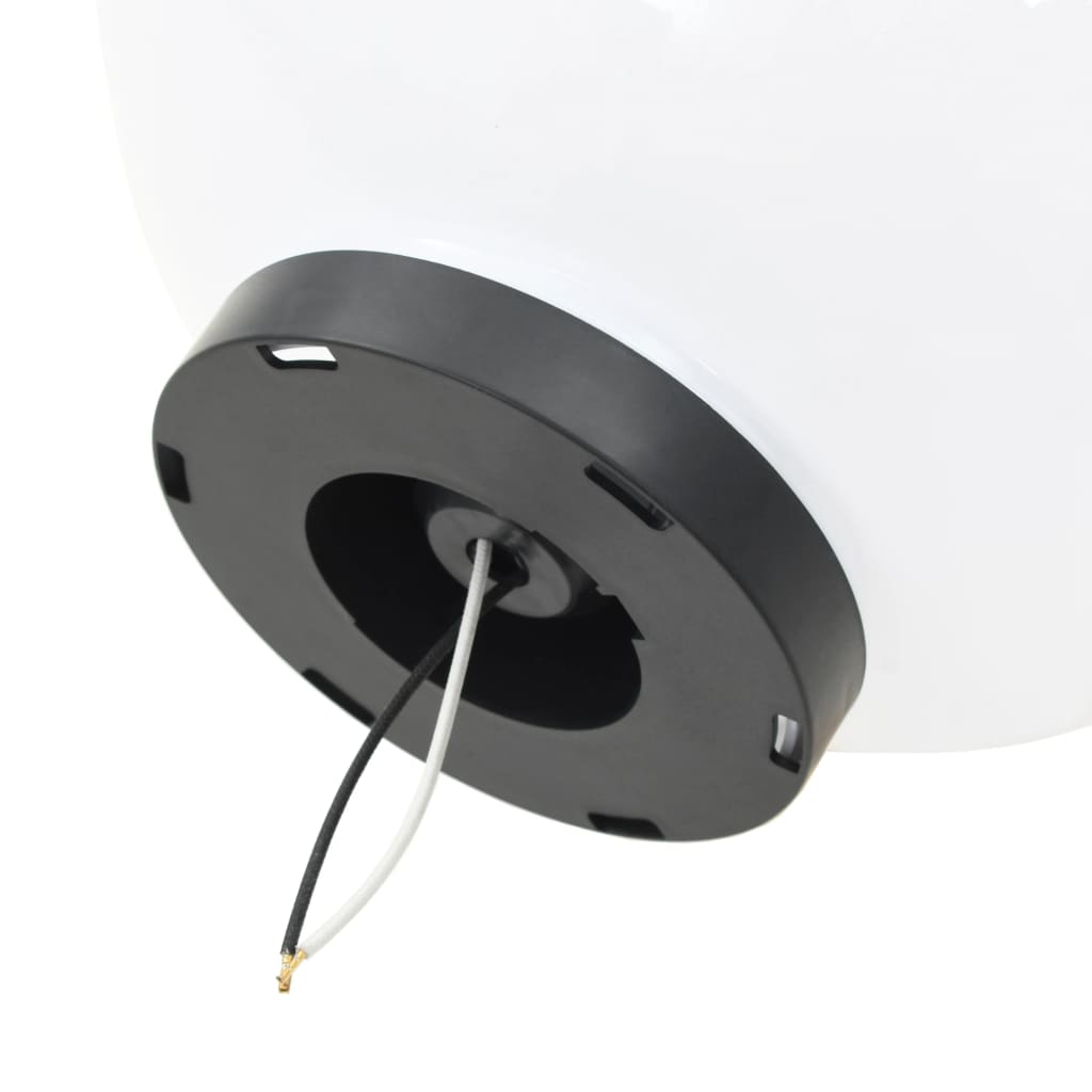 vidaXL Bowl Lamp | Set of 2 | White | Polymethyl Methacrylate | 30 cm diameter
