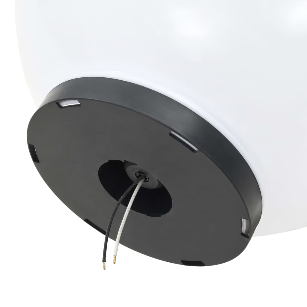 vidaXL Bowl Lamp | Set of 2 | White | Polymethyl methacrylate (PMMA)