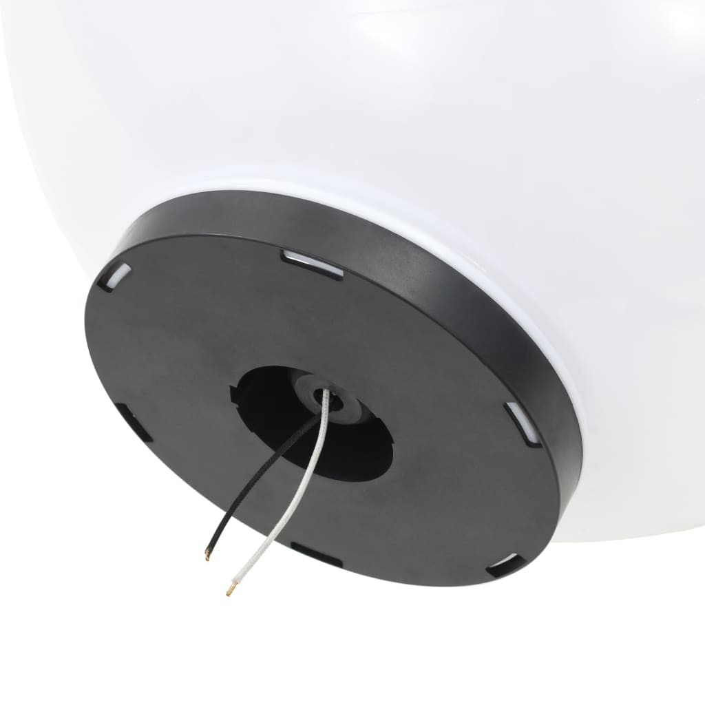 50658 vidaXL LED Bowl Lamp Spherical 50 cm PMMA
