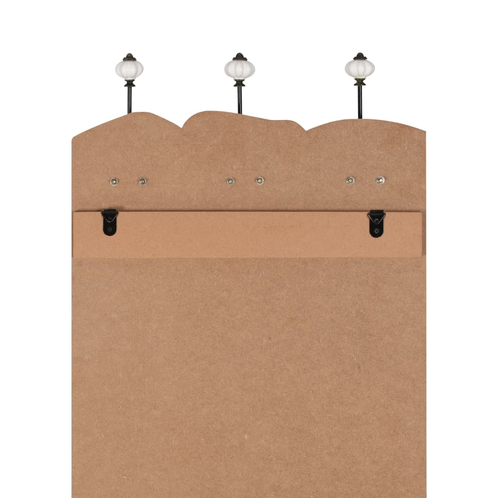 vidaXL Coat Rack | Multicolour | MDF board | 120x40 cm | Coat Rack | Rectangular