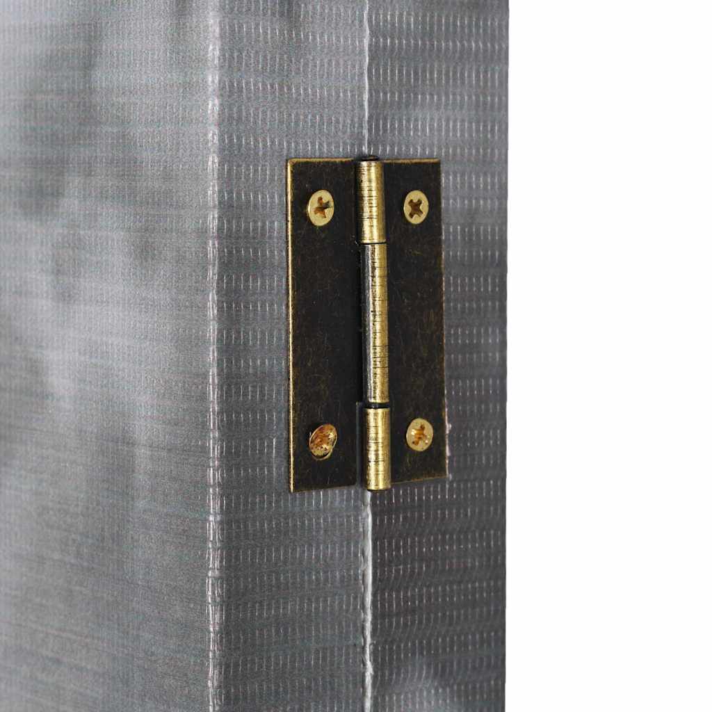 vidaXL Folding Room Divider 228x170 cm London Bus Black and White