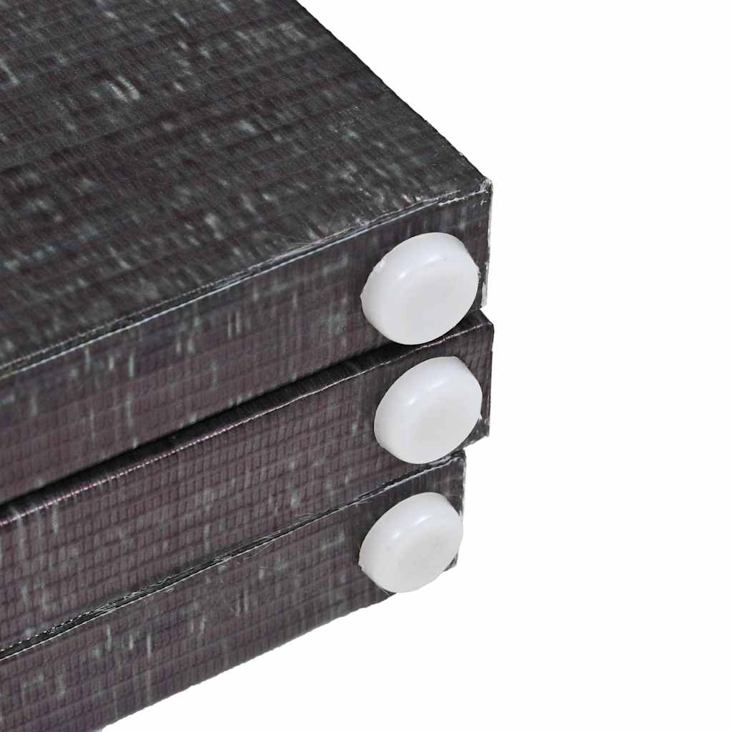vidaXL Folding Room Divider 228x170 cm Feathers Black and White