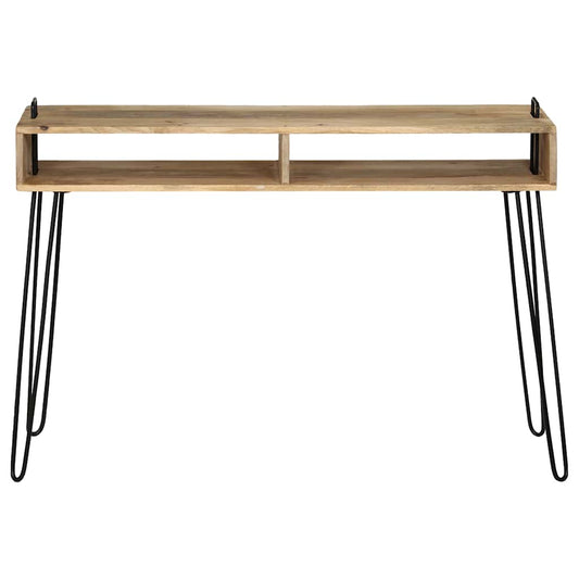 246022 vidaXL Console Table Solid Mango Wood 115x35x76 cm