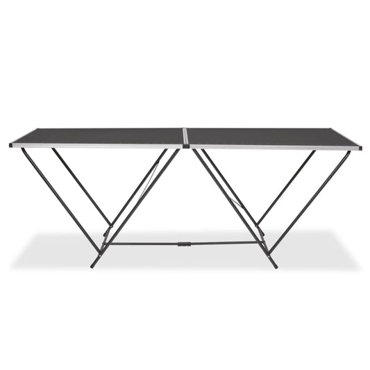 142920 vidaXL Folding Pasting Table MDF and Aluminium 200x60x78 cm