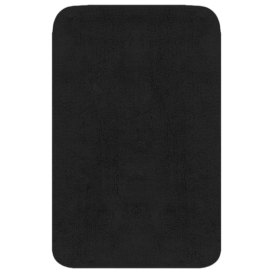 vidaXL Bathroom Mat Set 3 Pieces Fabric Anthracite