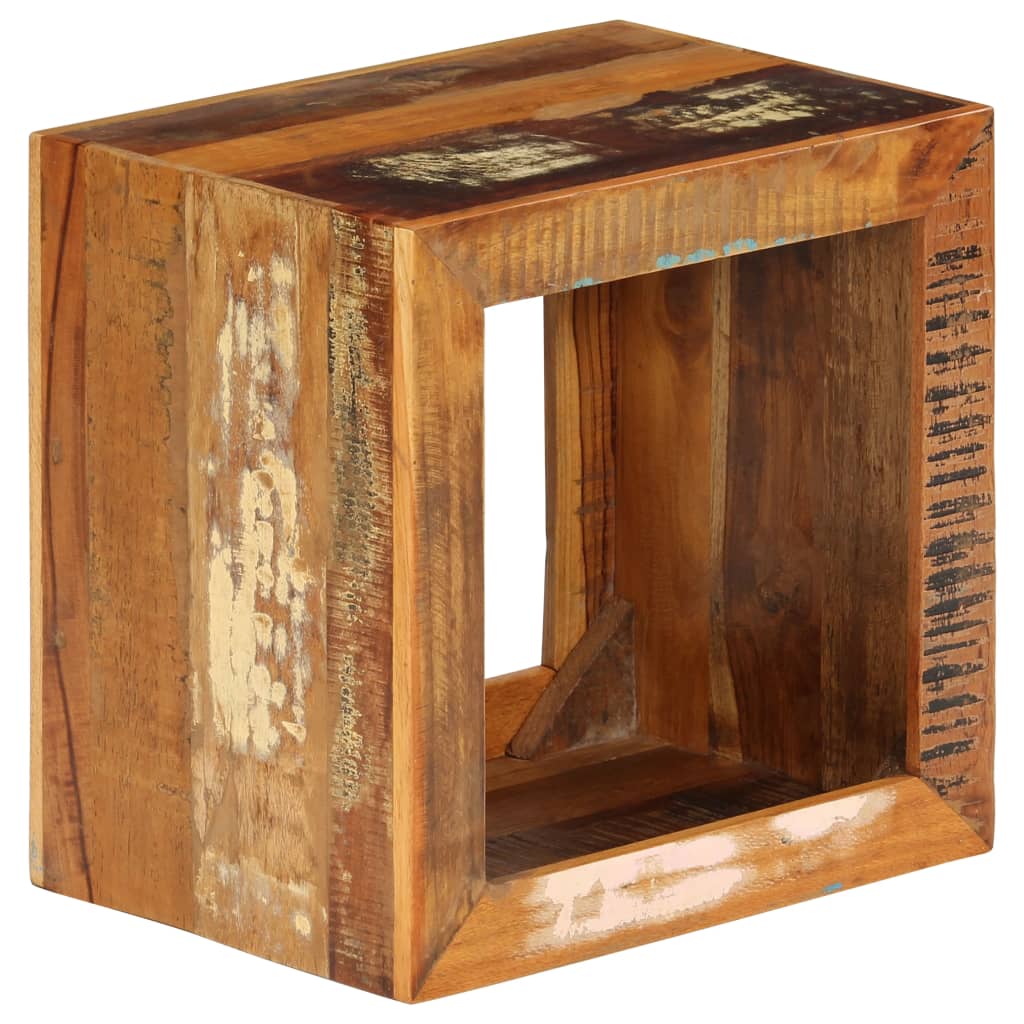 vidaXL Stool 40x30x40 cm Solid Reclaimed Wood
