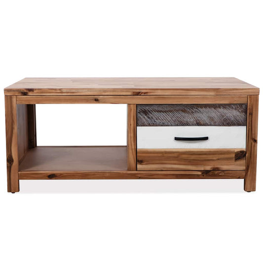 246043 vidaXL Coffee Table Solid Acacia Wood 90x50x37,5 cm