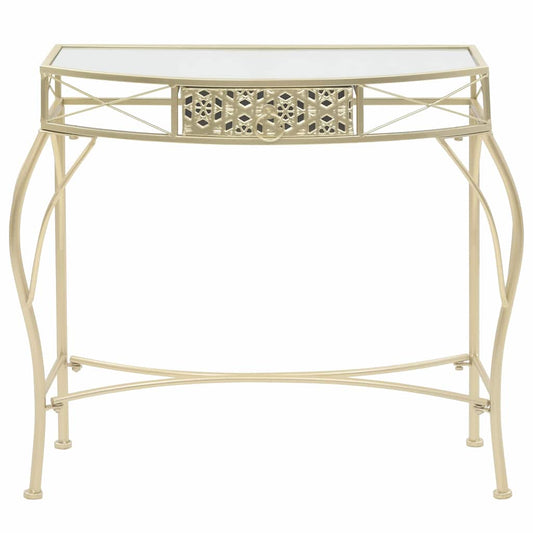 245936 vidaXL Side Table French Style Metal 82x39x76 cm Gold