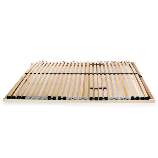 vidaXL Bed Slatted Base | Natural beech/ birch | Solid beechwood, birch slats