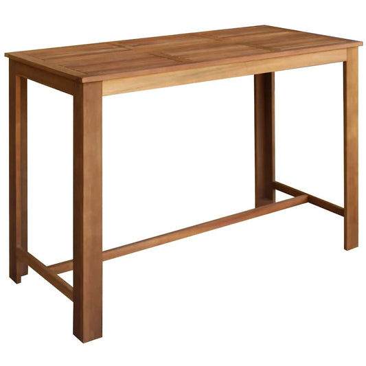 246670 vidaXL Bar Table and Stool Set 7 Pieces Solid Acacia Wood