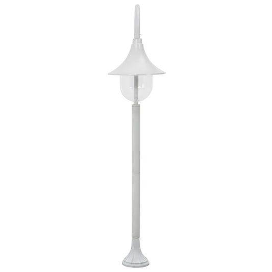 44210 vidaXL Garden Post Light E27 120 cm Aluminium White