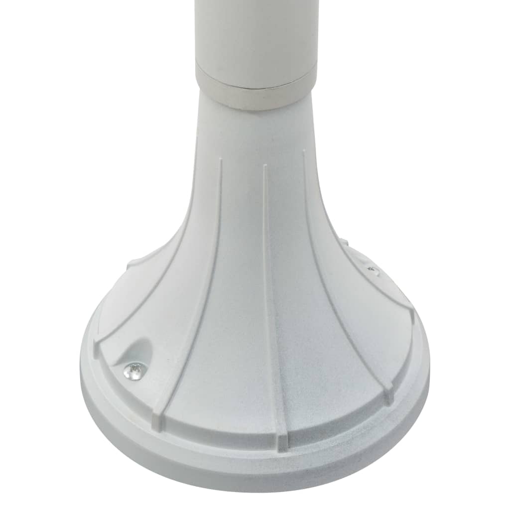 44210 vidaXL Garden Post Light E27 120 cm Aluminium White