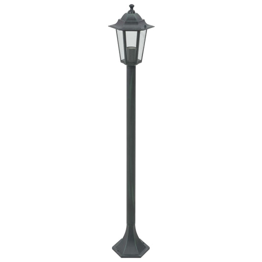 44214 vidaXL Garden Post Lights 6 pcs E27 110 cm Aluminium Dark Green