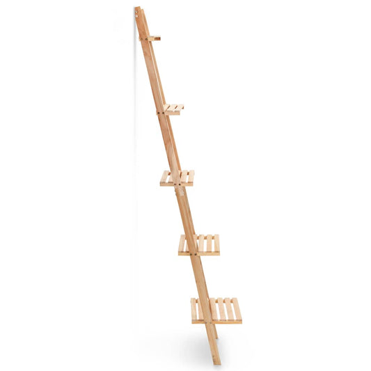 246438 vidaXL Ladder Wall Shelf Cedar Wood 41,5x30x176 cm