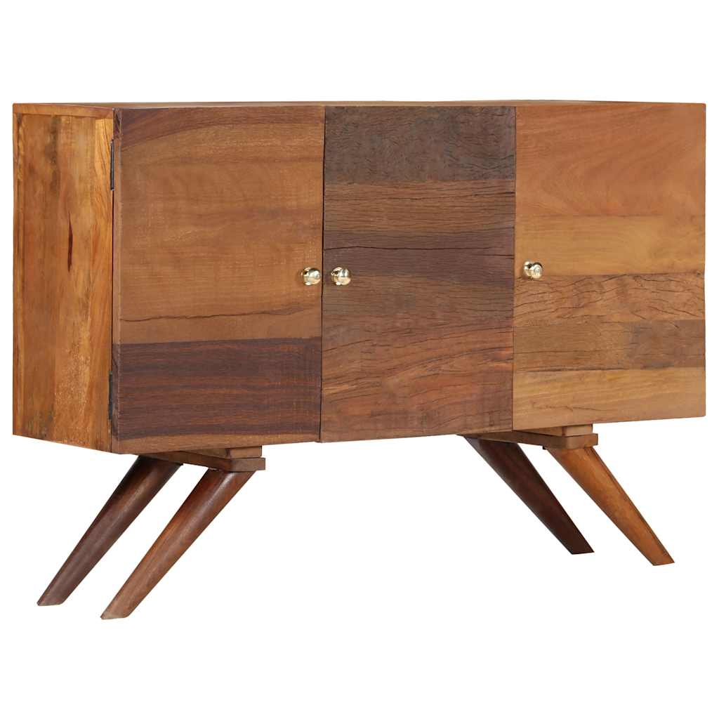 vidaXL Sideboard Brown Solid Reclaimed Wood 110x30x75 cm