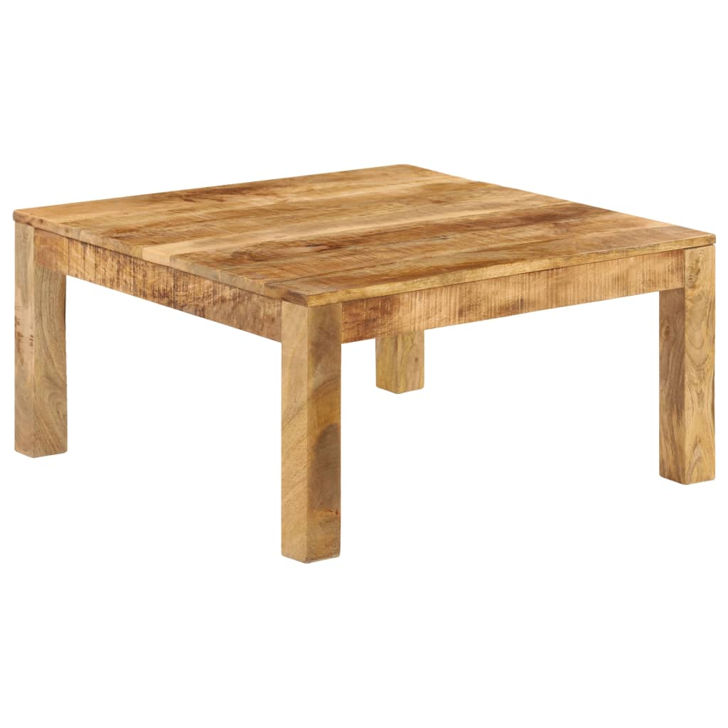 vidaXL Coffee Table | Natural Mango Wood | Solid Mango Wood | Medium | Durable