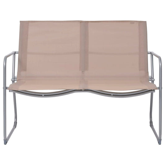 vidaXL Garden Set | Taupe | Textilene | Durable | Garden Set | Rectangular