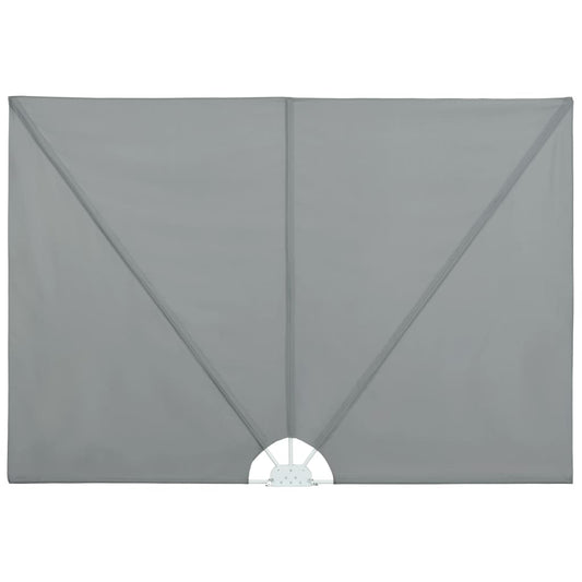 vidaXL Collapsible Terrace Side Awning Grey 300x200 cm