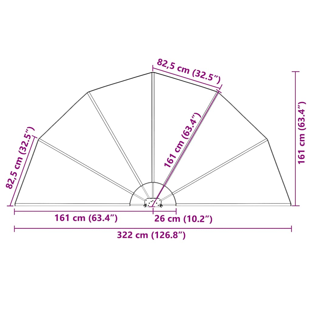 44577 vidaXL Collapsible Terrace Side Awning Cream 160 cm