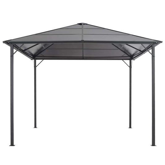 44641 vidaXL Gazebo with Roof Aluminium 3x3 m Anthracite