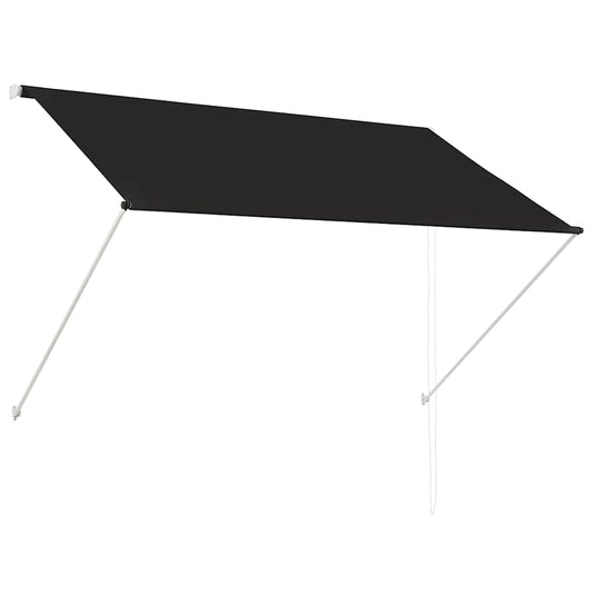 143759 vidaXL Retractable Awning 200x150 cm Anthracite