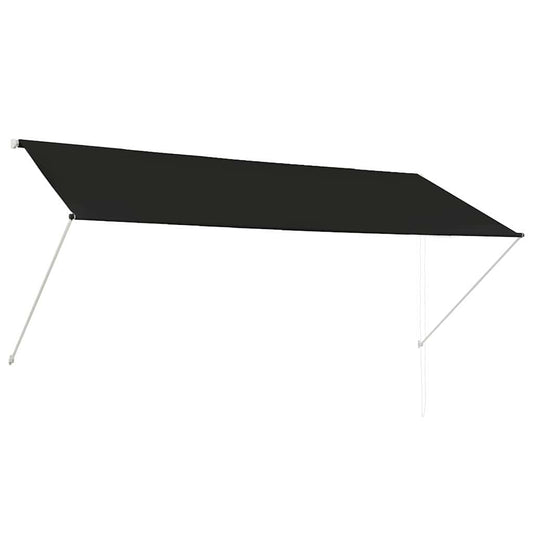 143761 vidaXL Retractable Awning 300x150 cm Anthracite