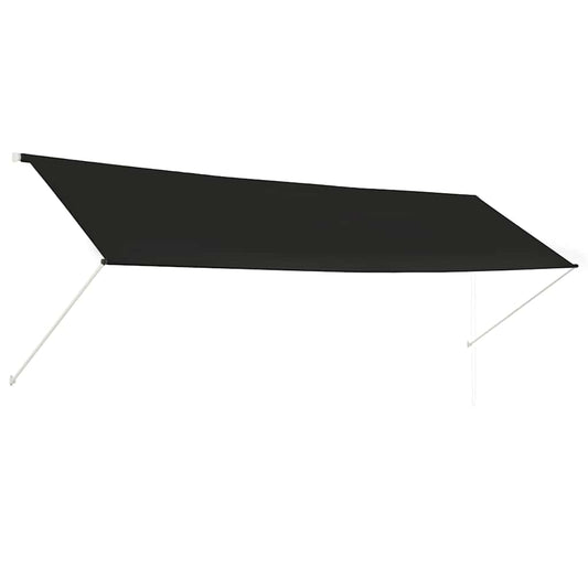 143763 vidaXL Retractable Awning 400x150 cm Anthracite
