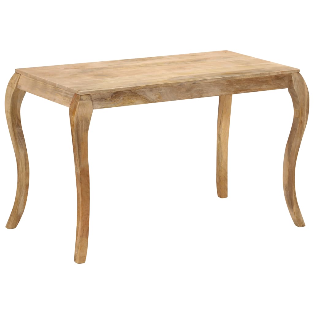247113 vidaXL Dining Table 118x60x76 cm Solid Mango Wood