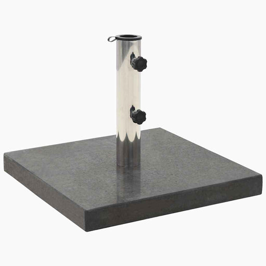 vidaXL Parasol Base | Black | Granite | 45 cm x 45 cm base | Parasol Base