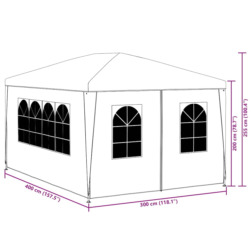 vidaXL Partytent | Anthracite