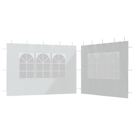 vidaXL Gazebos White PE and Steel