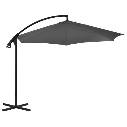 vidaXL Cantilever Garden Parasol | Anthracite | Polyester, Steel