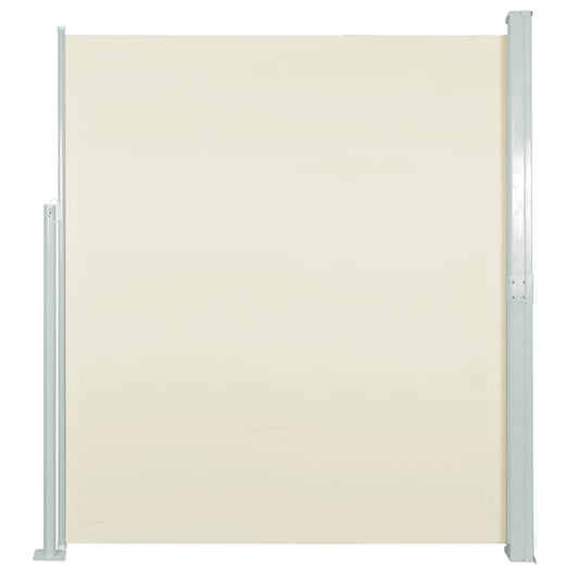 vidaXL Side Awning | Cream, Green Grey