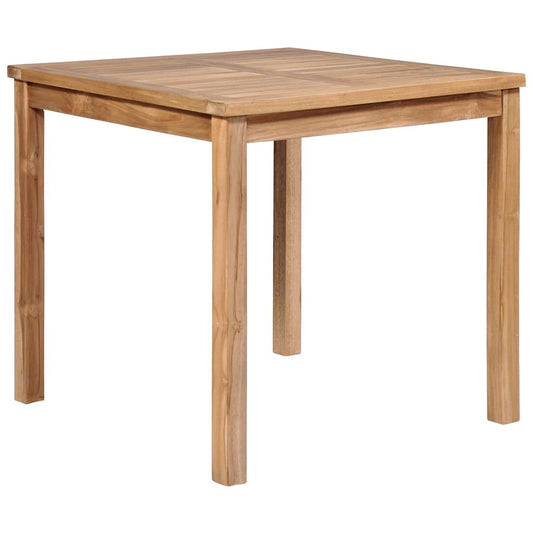vidaXL Dining Set | Natural wood | Fine sanded teak hardwood | Medium | Durable