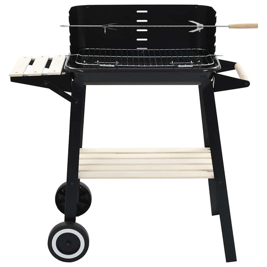 45367 vidaXL Charcoal BBQ Stand with Wheels