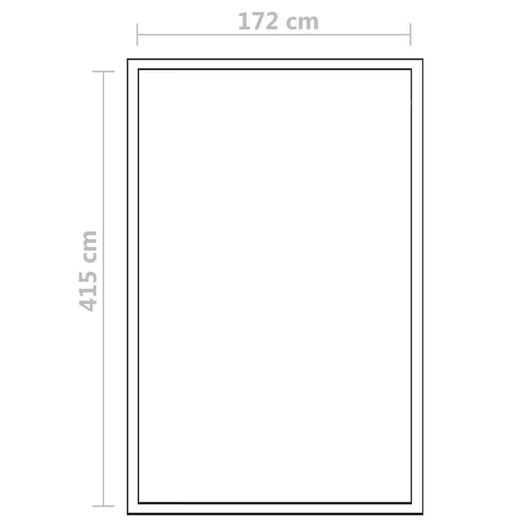 vidaXL Greenhouse Aluminium 421x190x195 cm 15.6 m³