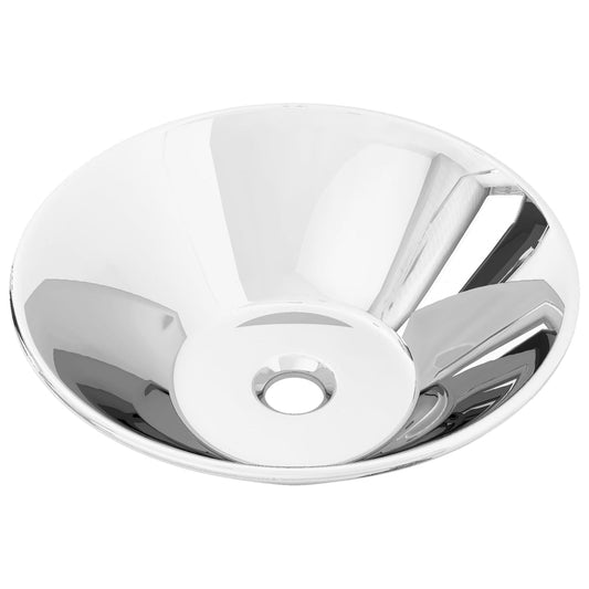 143493 vidaXL Wash Basin 42x14 cm Ceramic Silver
