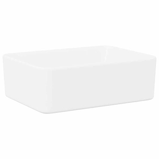 vidaXL Wash Basin 40x30x13 cm Ceramic White