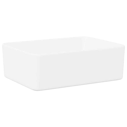 143919 vidaXL Wash Basin 40x30x13 cm Ceramic White