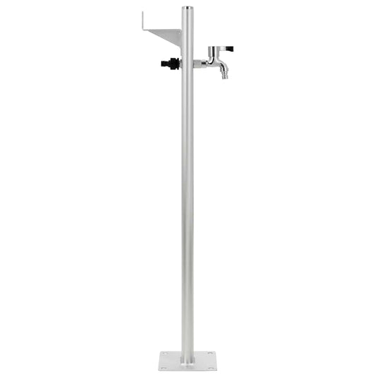 45458 vidaXL Garden Water Column Aluminium 95 cm