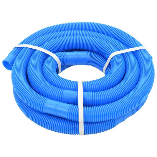 91749 vidaXL Pool Hose with Clamps Blue 38 mm 6 m