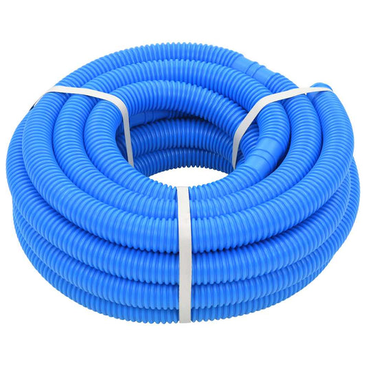 91750 vidaXL Pool Hose with Clamps Blue 38 mm12 m