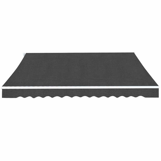 vidaXL Folding Awning Manual Operated 350 cm Anthracite