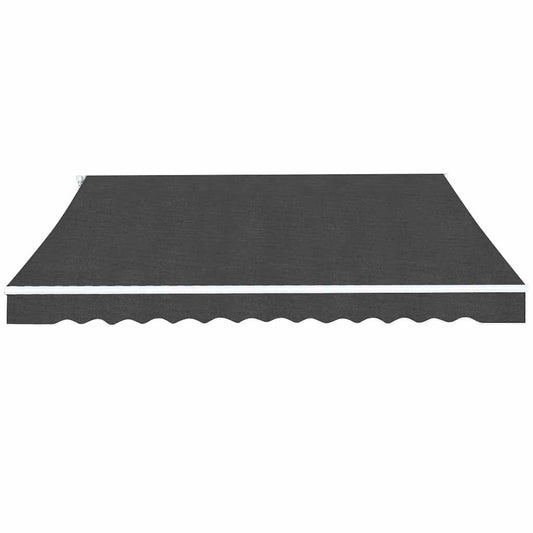 275569 vidaXL Folding Awning Manual Operated 500 cm Anthracite(143044+143048)