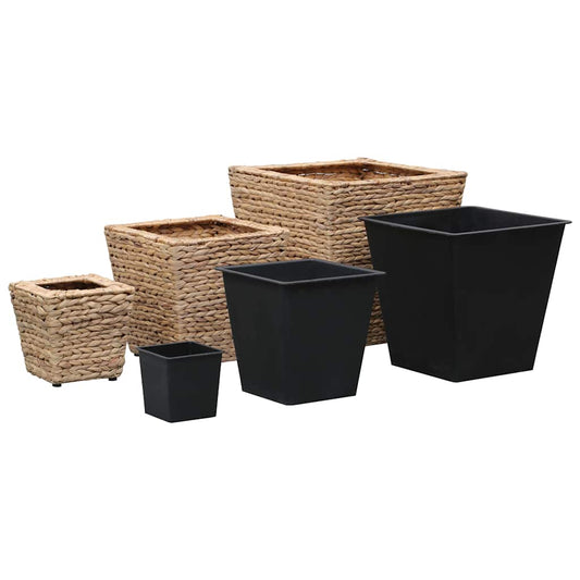 45571 vidaXL Raised Beds 3 pcs Water Hyacinth